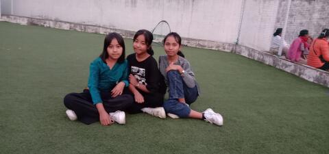 Lydia, Astonish and Sujana in Dimapur